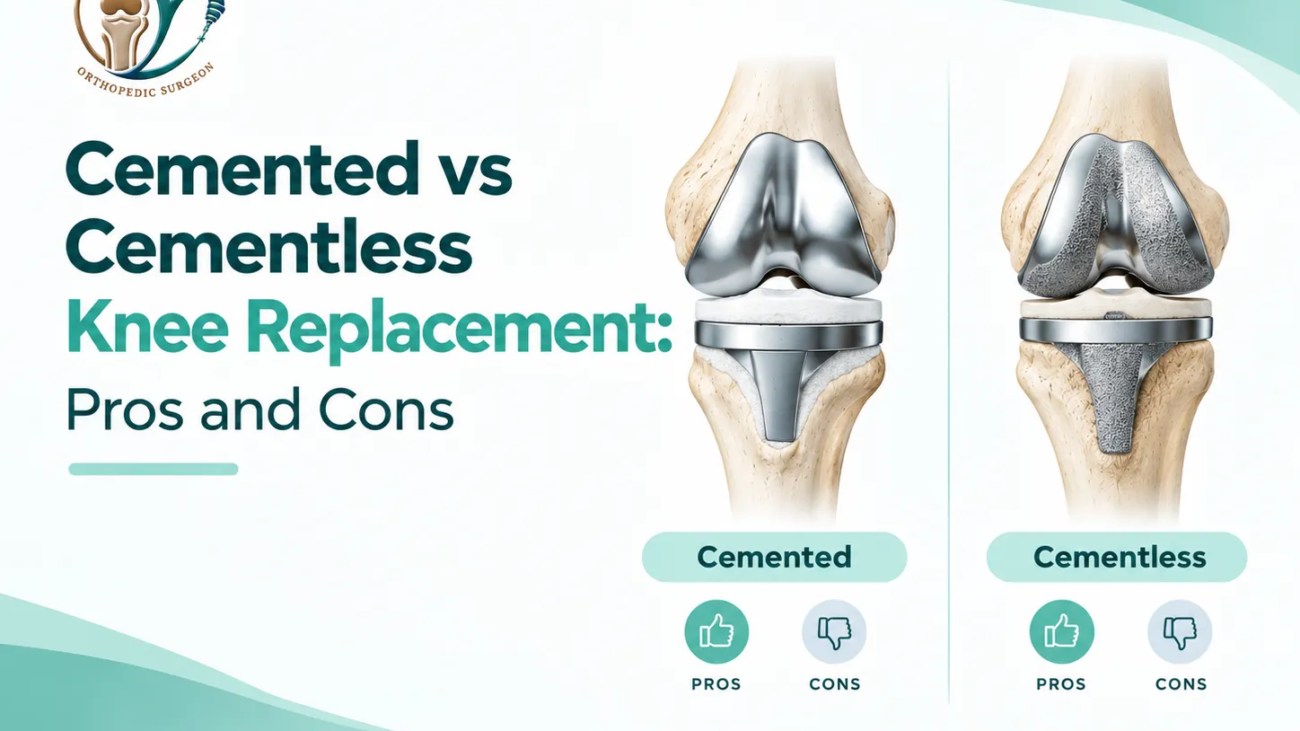 Cemented vs Cementless Knee Replacement in Dubai